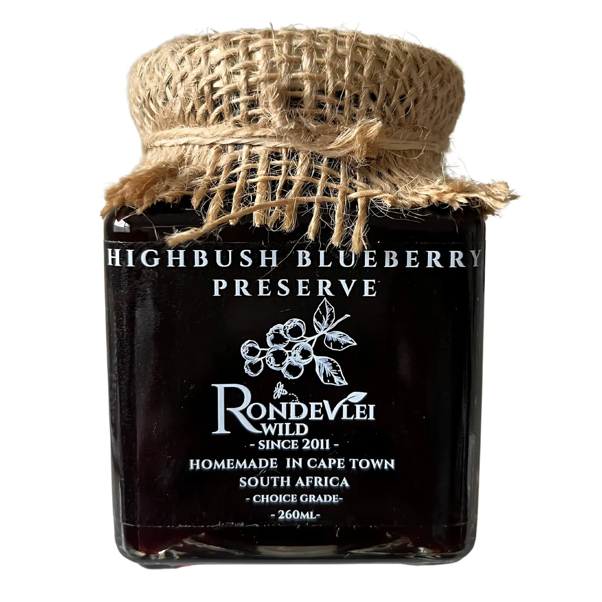 Rondevlei Wild Highbush Blueberry Preserve - 260ml