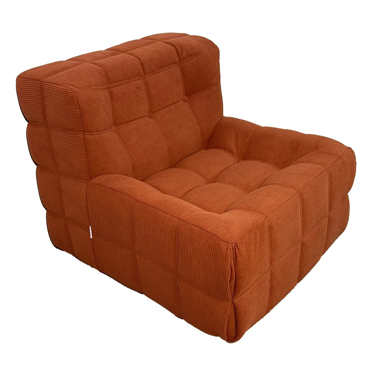 Lomansa Lazy Floor Sofa Couch with Ergonomic Design, Memory Foam Chair - Brown