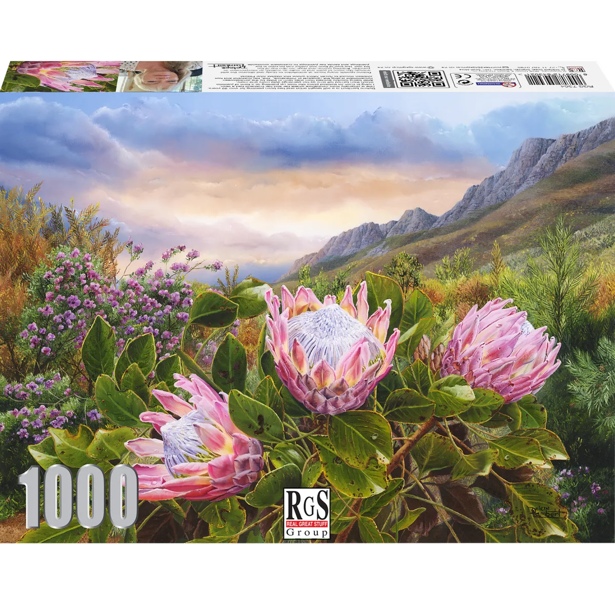 RGS Group Pink Proteas 1000 Piece Jigsaw Puzzle