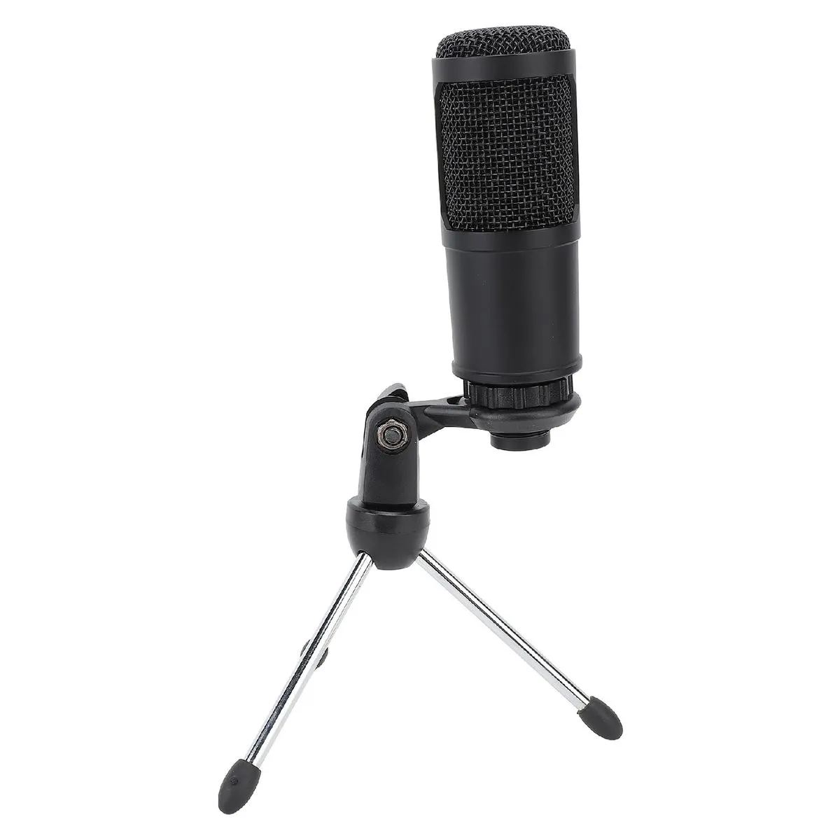 USB Condenser Mic With Tripod, Compatible With Studio