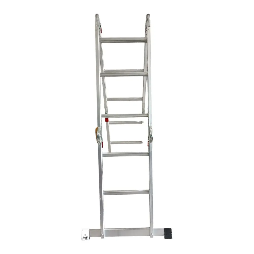 Extension Folding Ladder 4 x 3 - Heavy Duty Aluminium Outdoor
