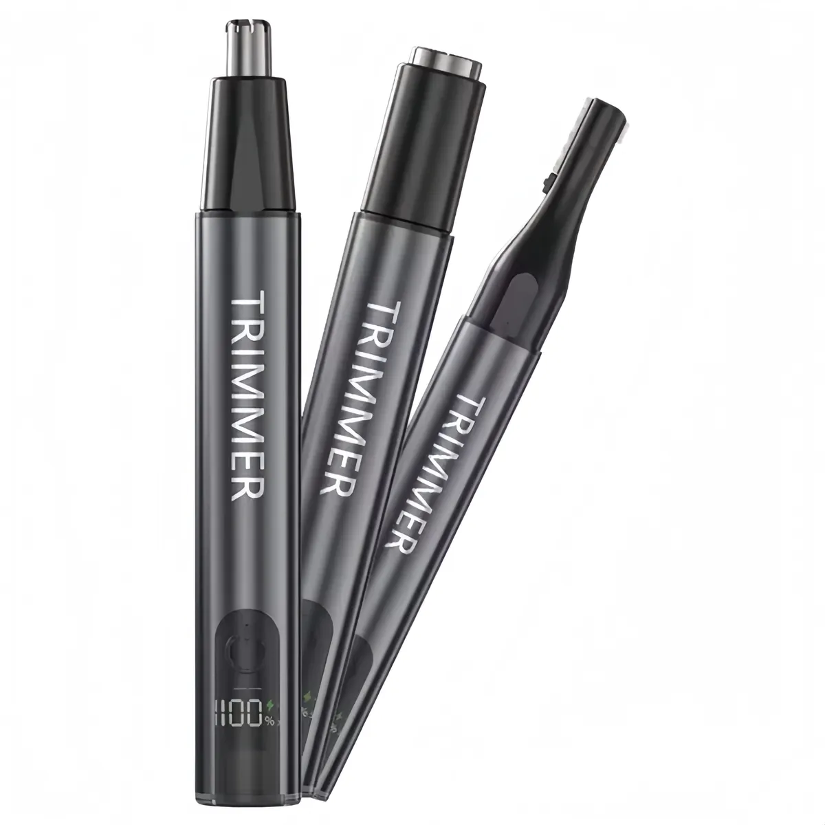 3-in-1 Electric Hair Remover for Women Face, Body & Nose - Black