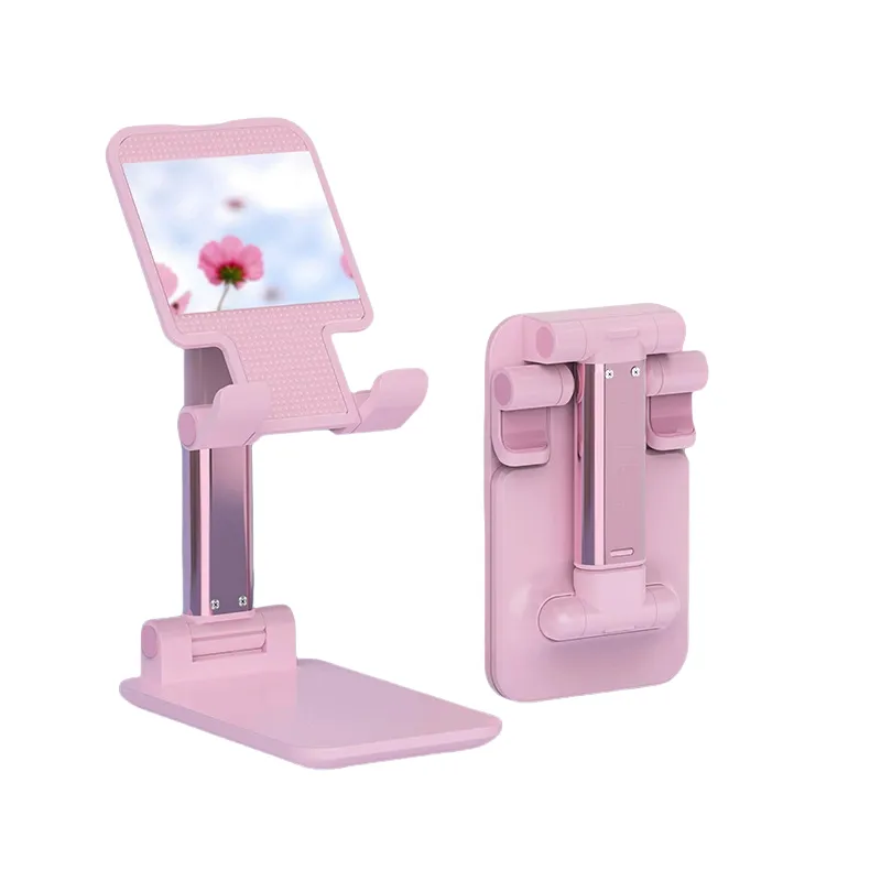 Applied Adjustable Foldable Mobile Phone Holder Stand Multi Angle Support - Princess-pink