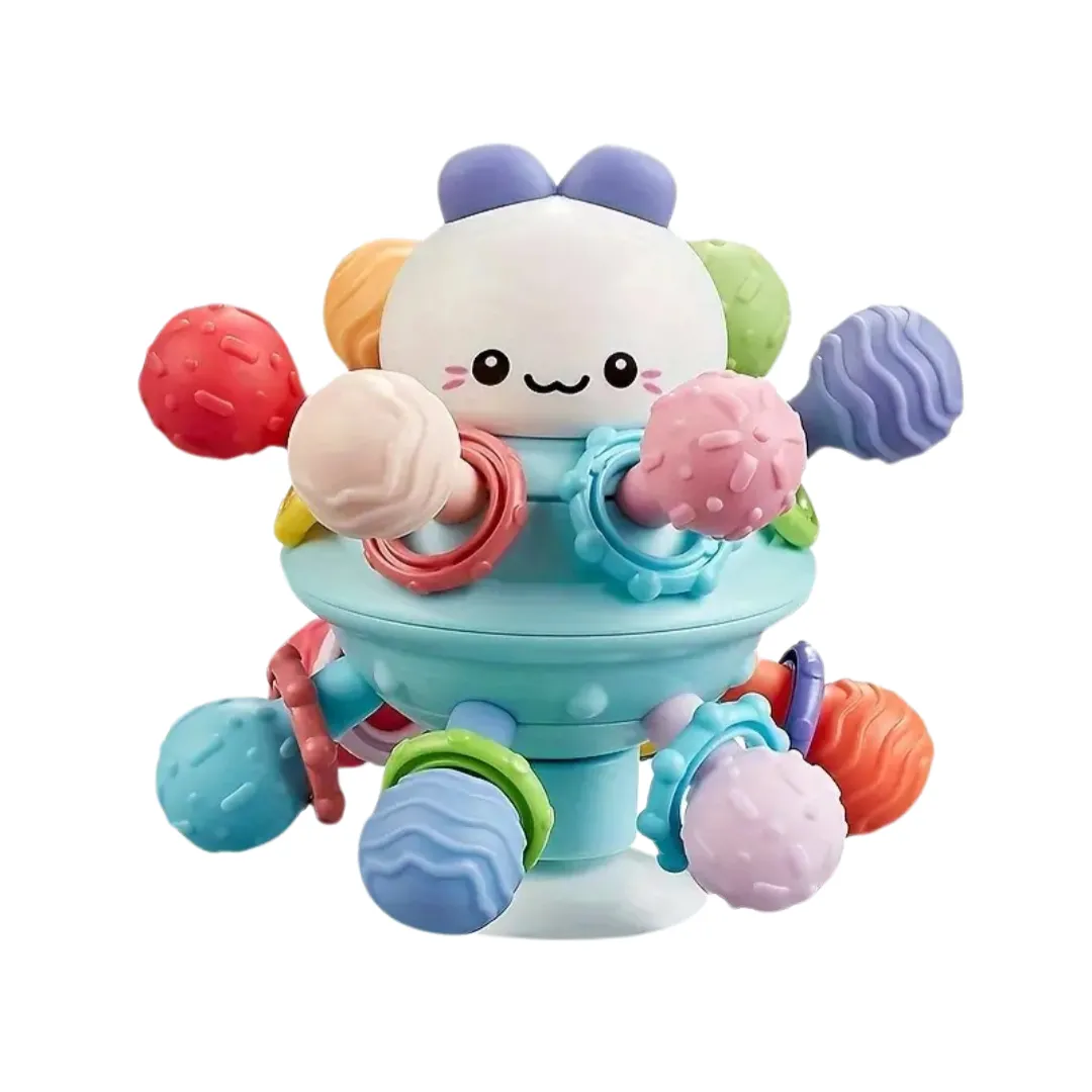 Baby Teething & Multi Sensory Toy - Blue