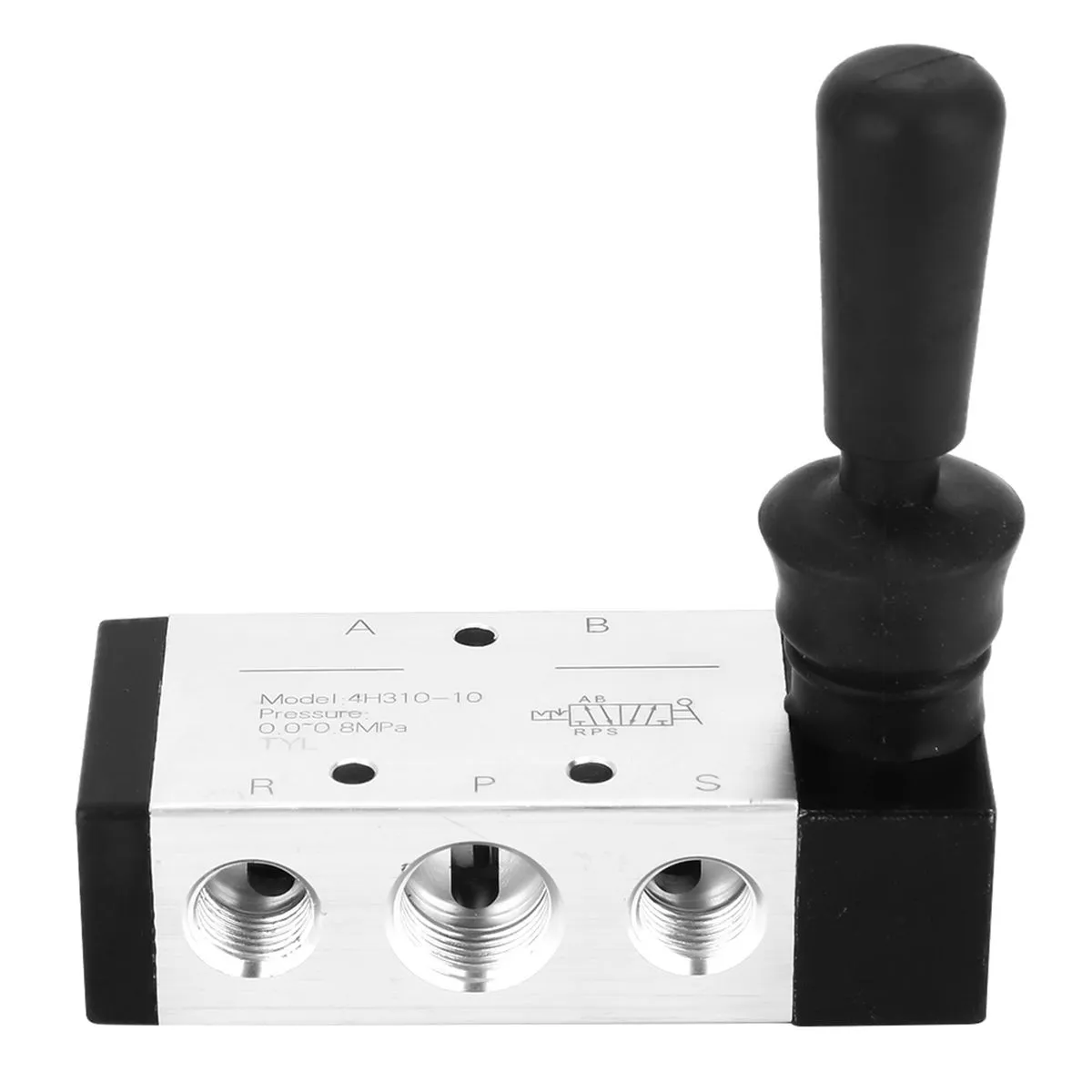 4H310-10 2-Position 5-Way Hand Valve, PT3/8 Port