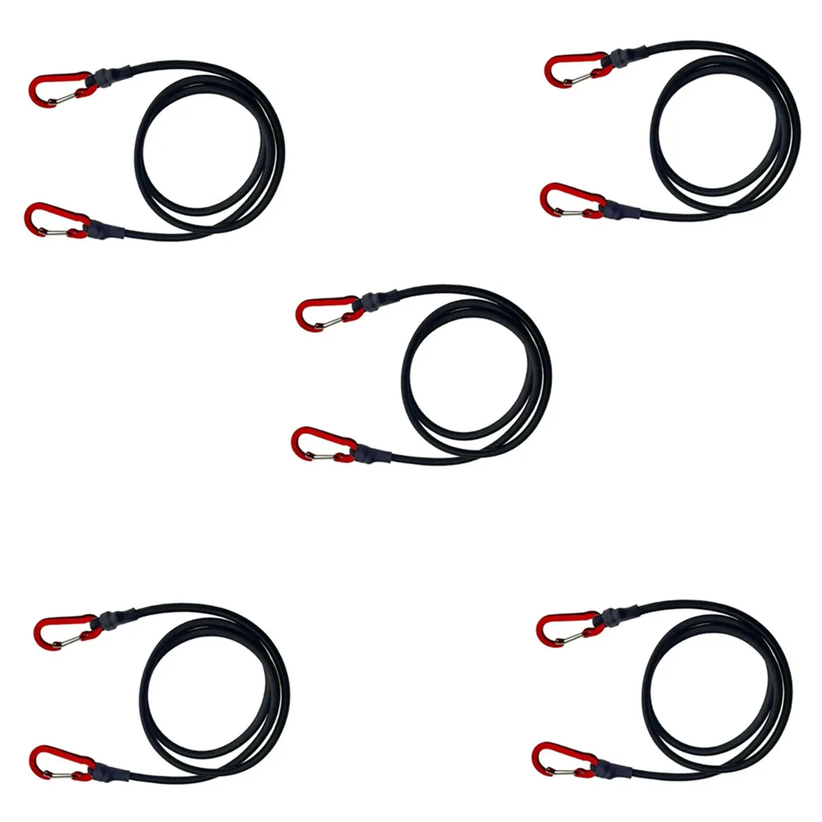 Elastic Rope Carabiner For Kayaking Cycling Luggage Packing 120Cm