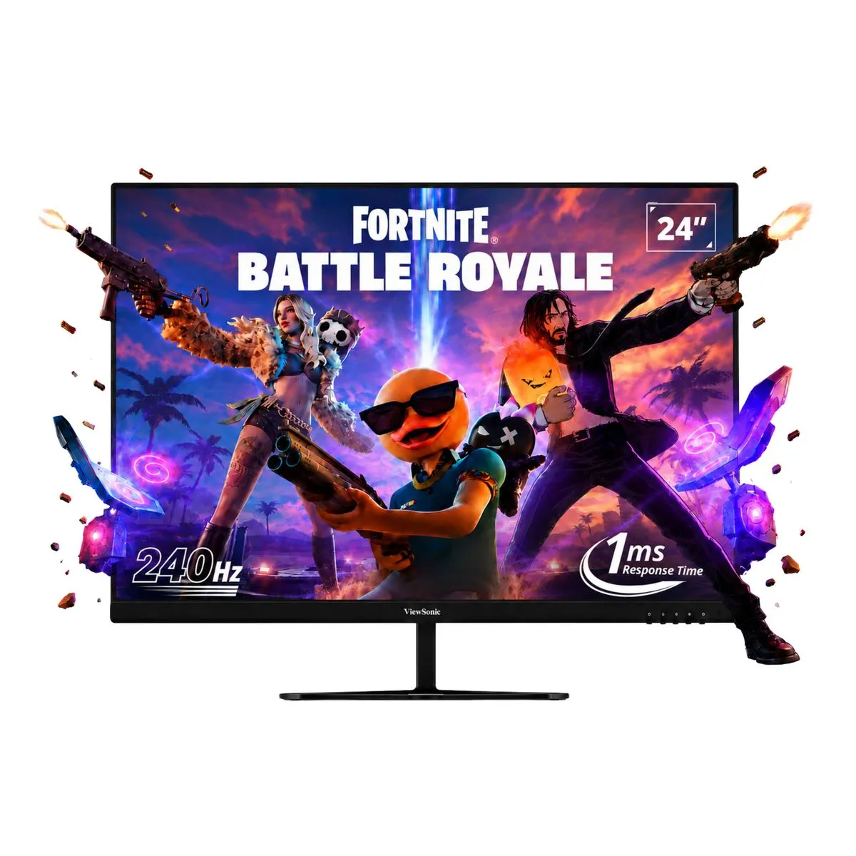 Gaming Monitor 24" 240Hz - 1ms IPS, Full HD, FreeSync | ViewSonic
