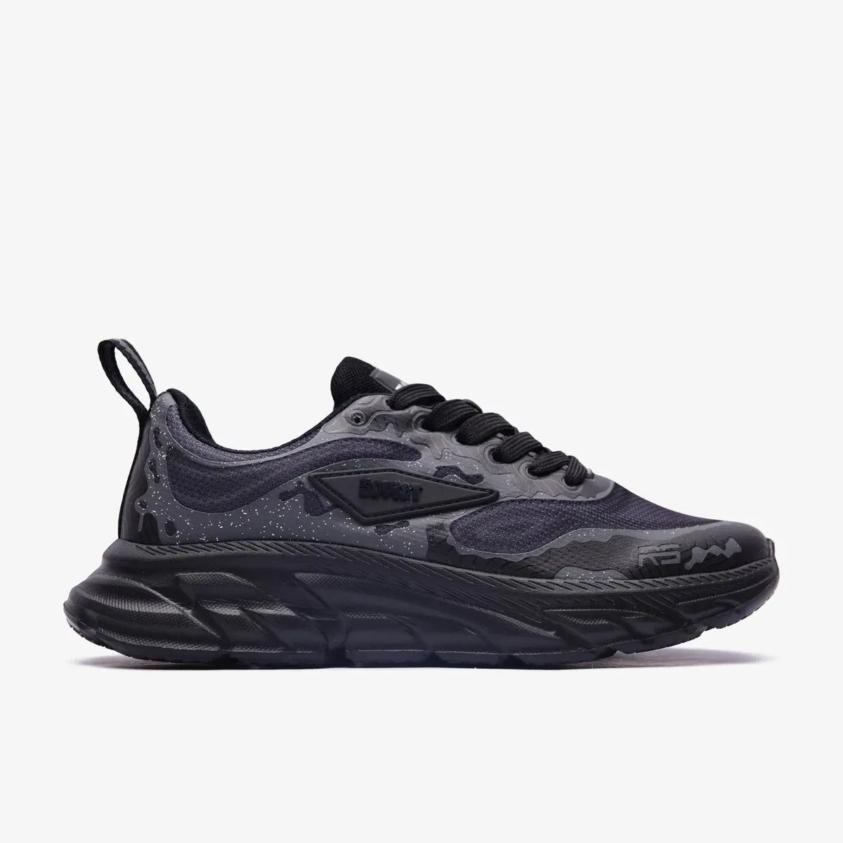 Mens Soviet Campsbay Low Cut Athleisure Sneaker Trainer - Black Mono