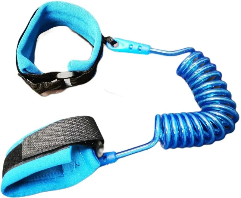 Safety Wrist Straps / Leash For Child & Guardian - Blue