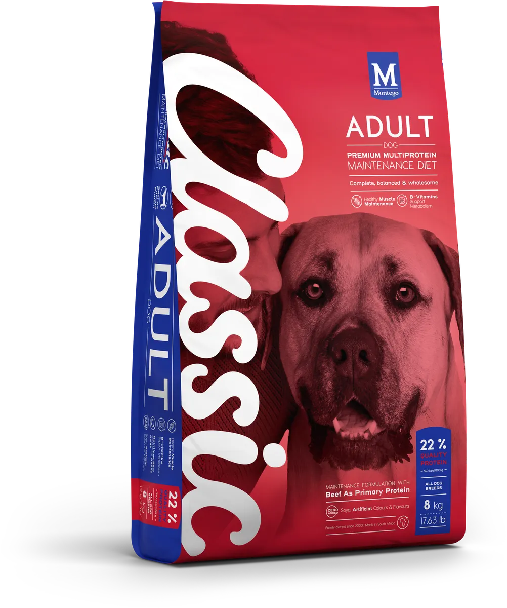 Montego Classic - Beef Adult Dog Food - 8 kg