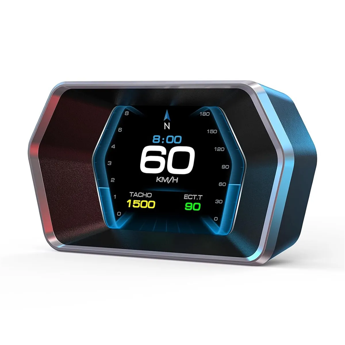 Car Heads Up Display Car Smart Obd2 Gauge Display Compatible with Universal