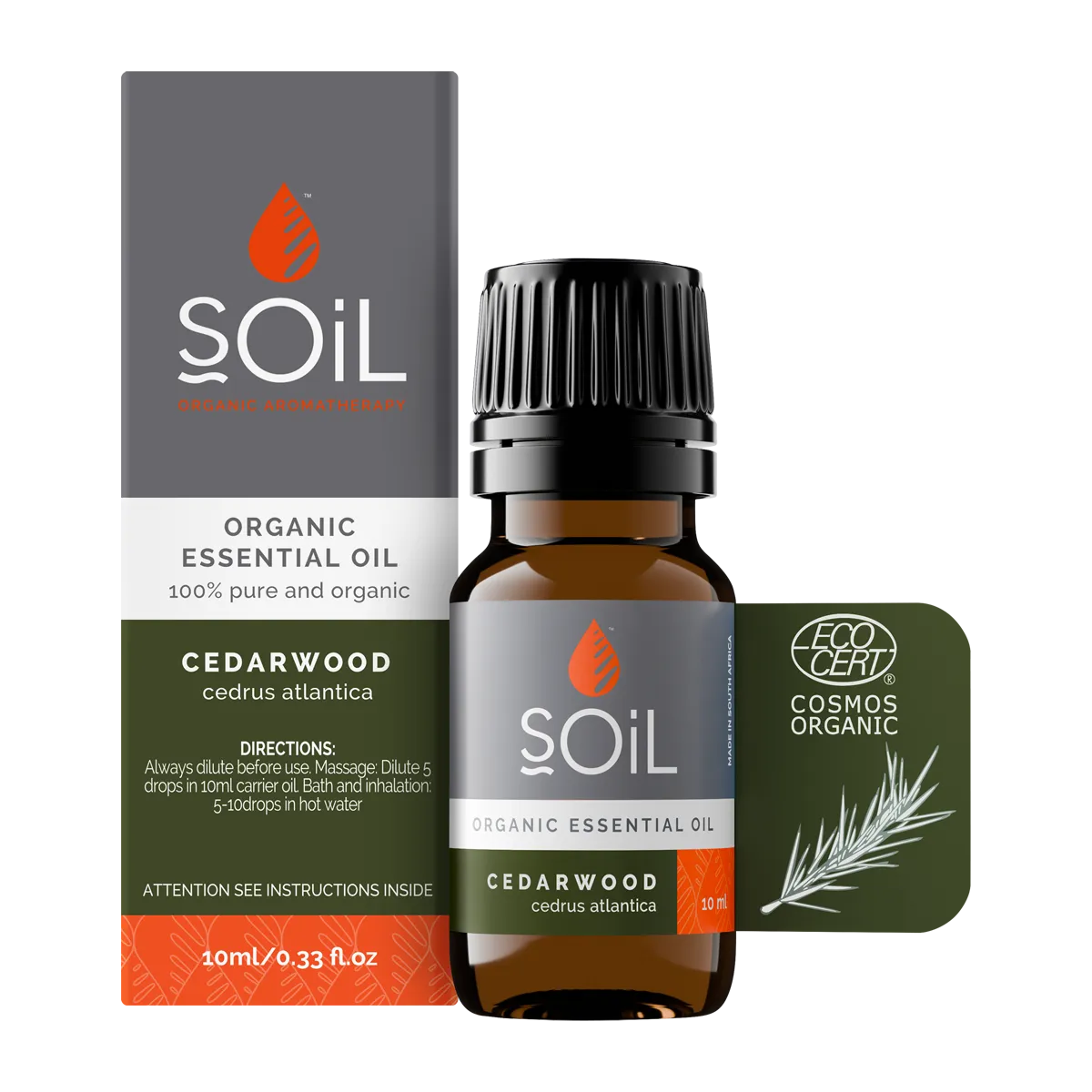 Soil Organic Cedarwood Essential Oil - 11ml