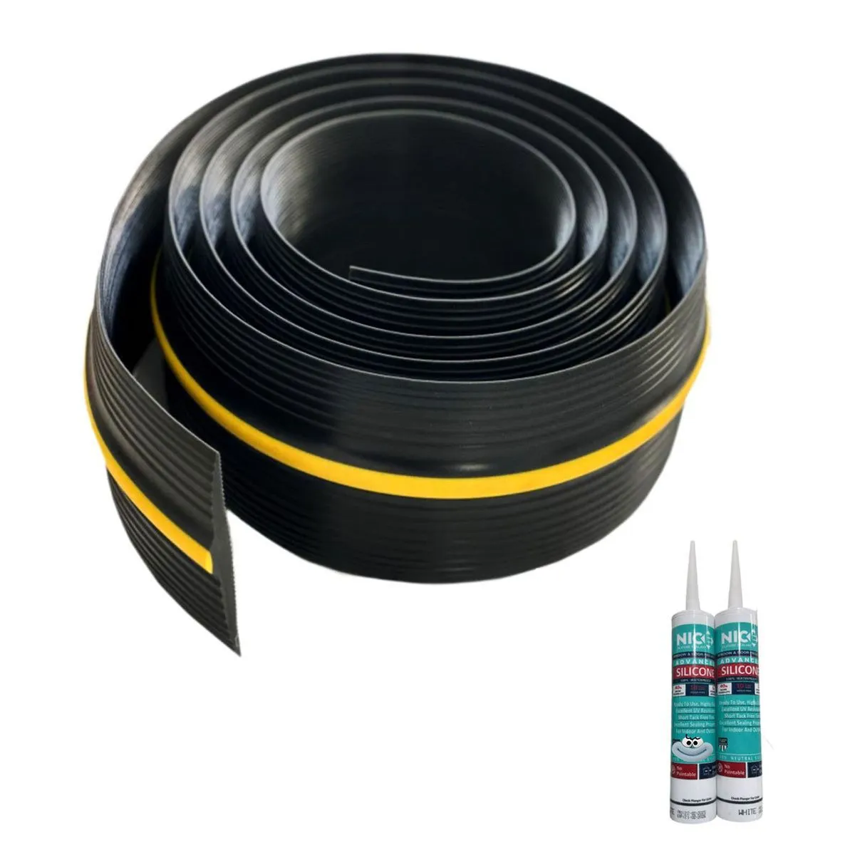 Garage Door Weather Seal for Double Garage Door with Glue,Waterproof