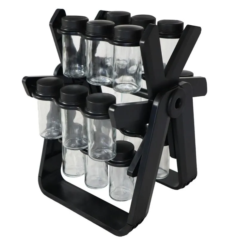Rotating Spice Rack Organizer 18 Spices Jars