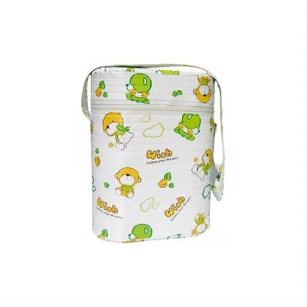 Cute Design Double Insulated Baby Bottle Warmer - Green