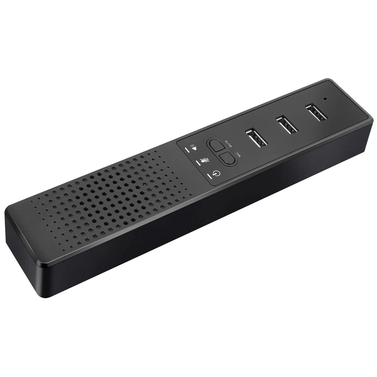 3 in 1 Computer Speakers with Mic & Hubs Usb Pc for Video Conference