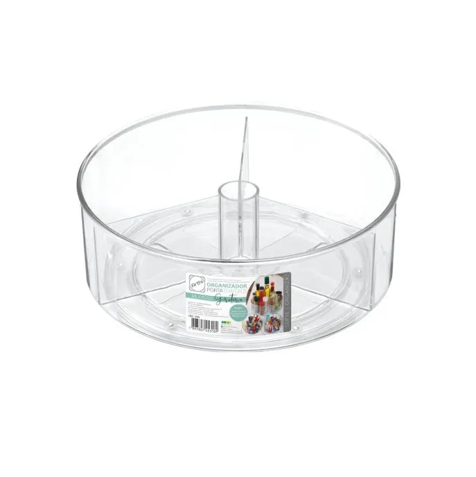 Arthi Transparent Tall Rotating Tabletop Spice Organizer