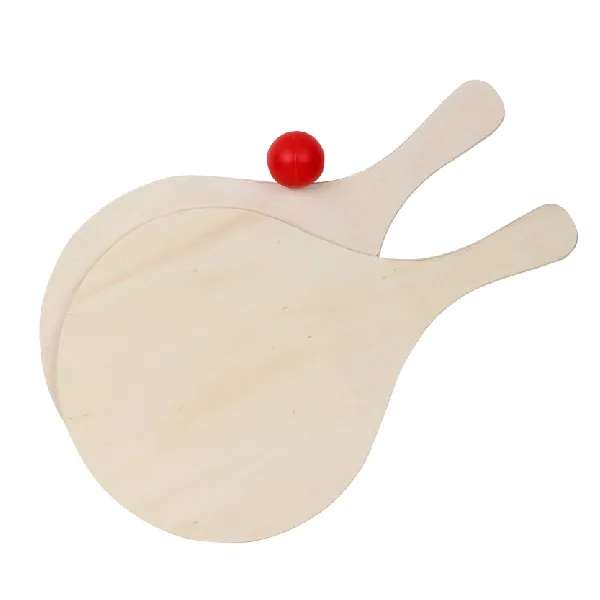 Kitro Kids Table Tennis Wood Rackets And ball 3 Piece Set