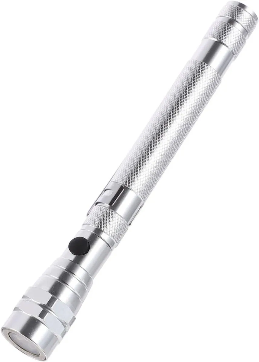 Flexible Magnetic Head Flashlight Telescopic Led Lights Battery Operated