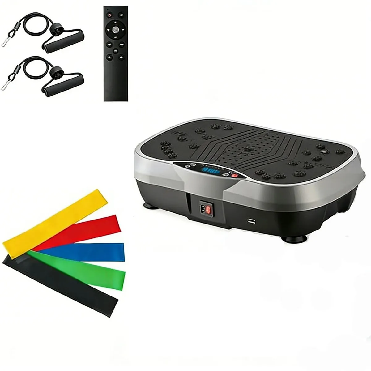 Vibration Plate Exercise Machine, 6 Workout Modes & 120-Level Vibration