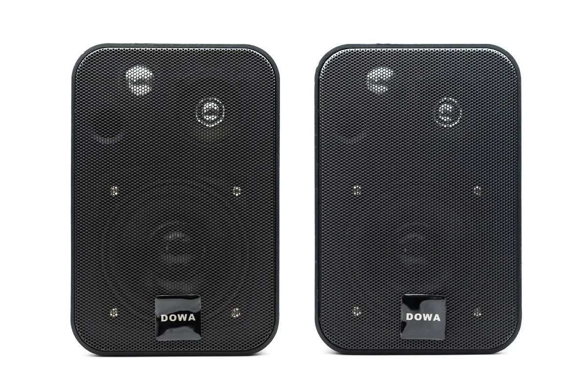 Dowa Weatherproof Outdoor/Indoor Speakers 30W - Black