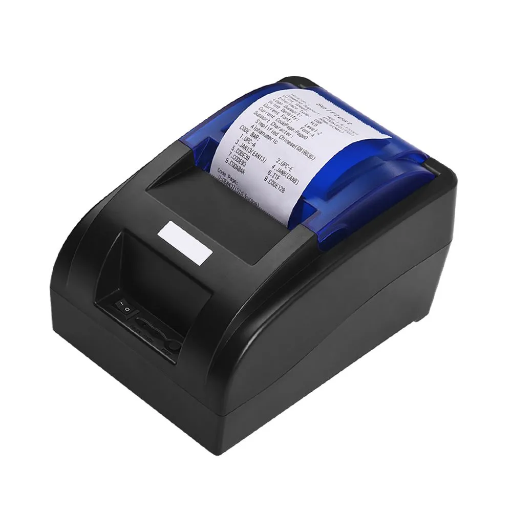 58mm Thermal Receipt Printer, USB Portable for Supermarket Business