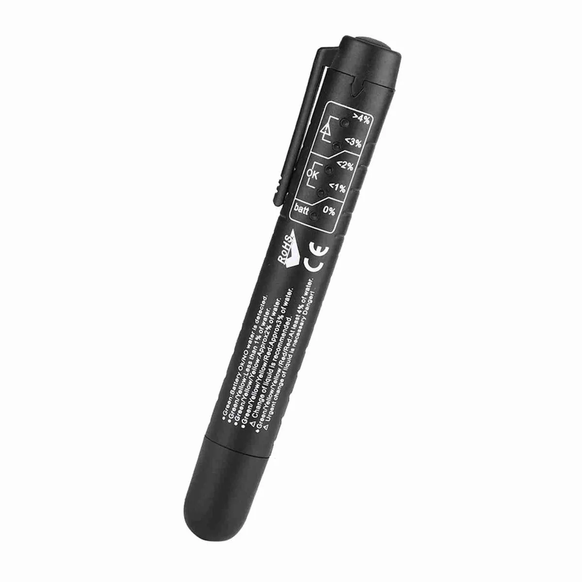 Brake Fluid Tester Pen 5 LED Indicator Tool compatible with DOT3/4/5