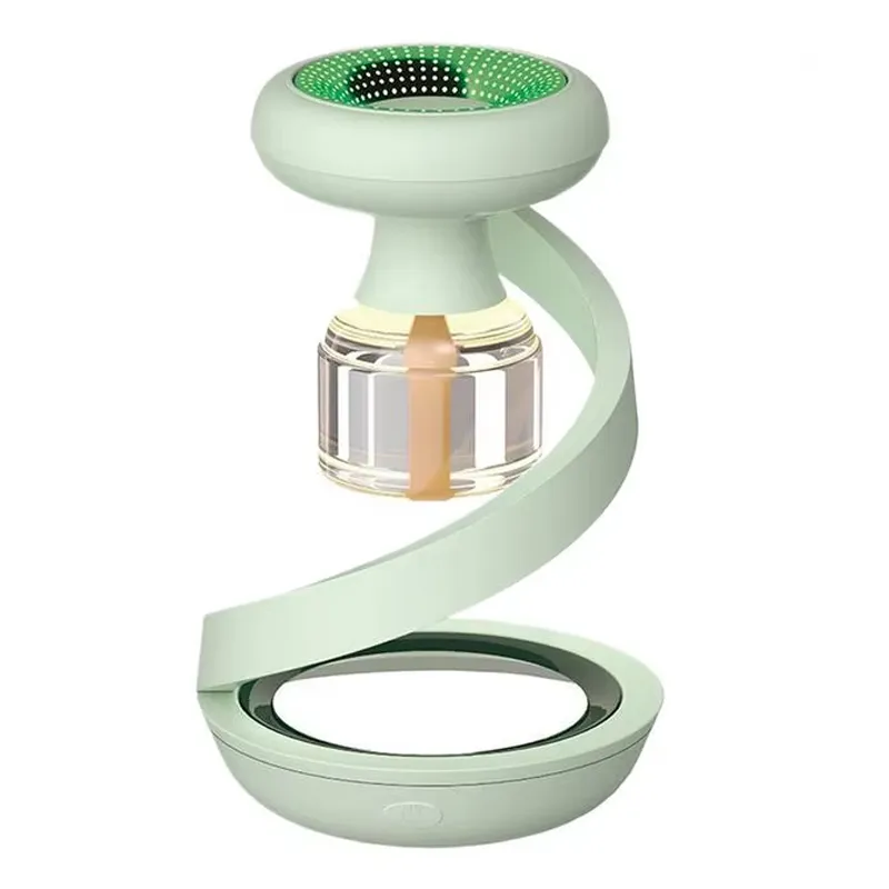 Spiral Fly Repellent Lamp - USB Rechargeable Mosquito Night Light - Green