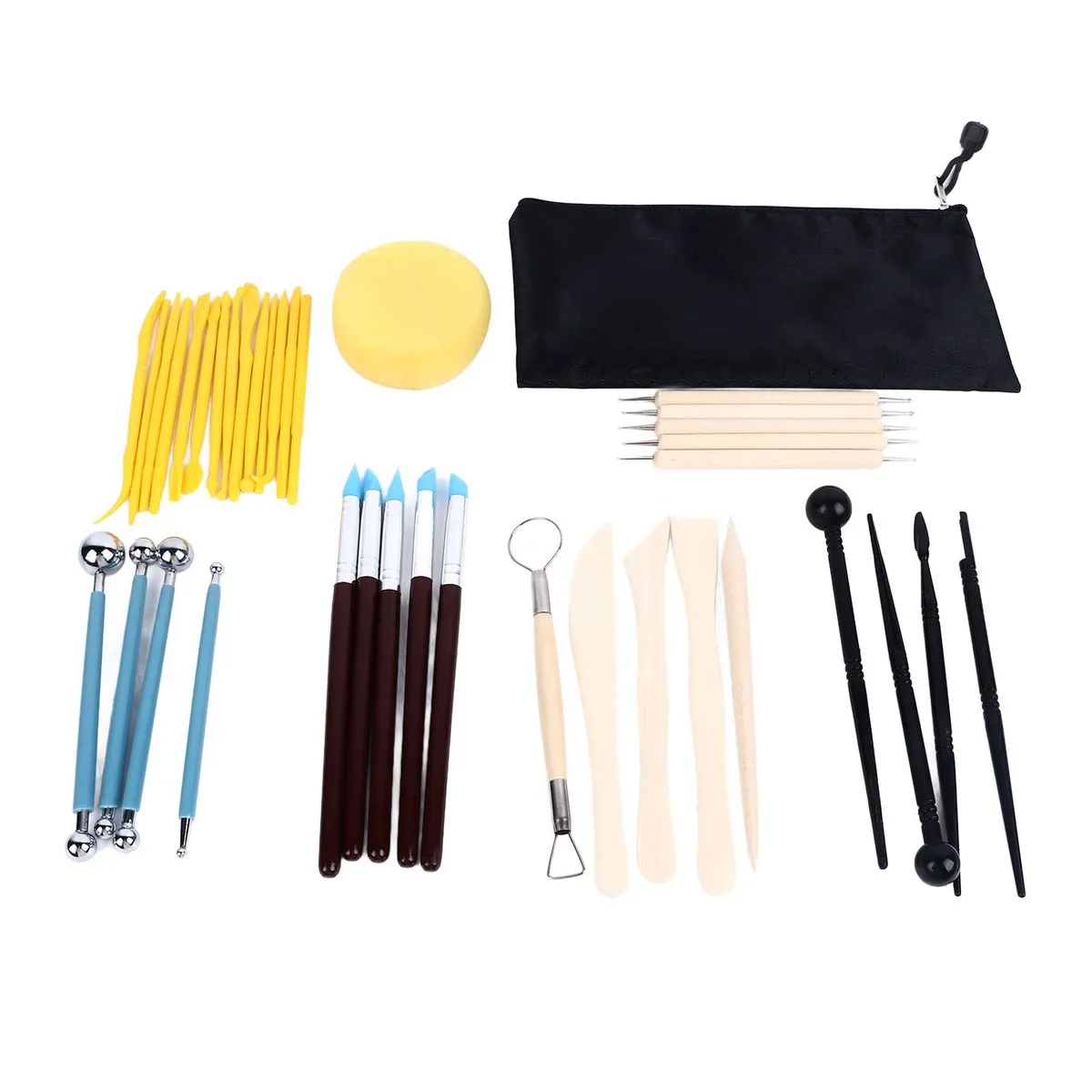 Clay Sculpting Set 38pc with Storage Bag