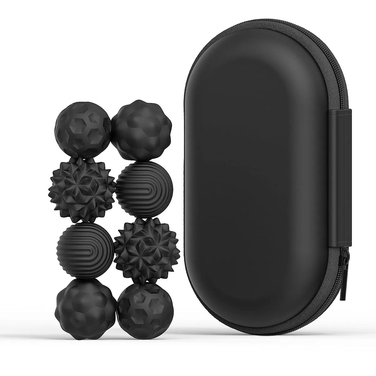 Magnetic Fidget Balls Toys, 8 Piece Silicone Sensory Stress Relief Toys