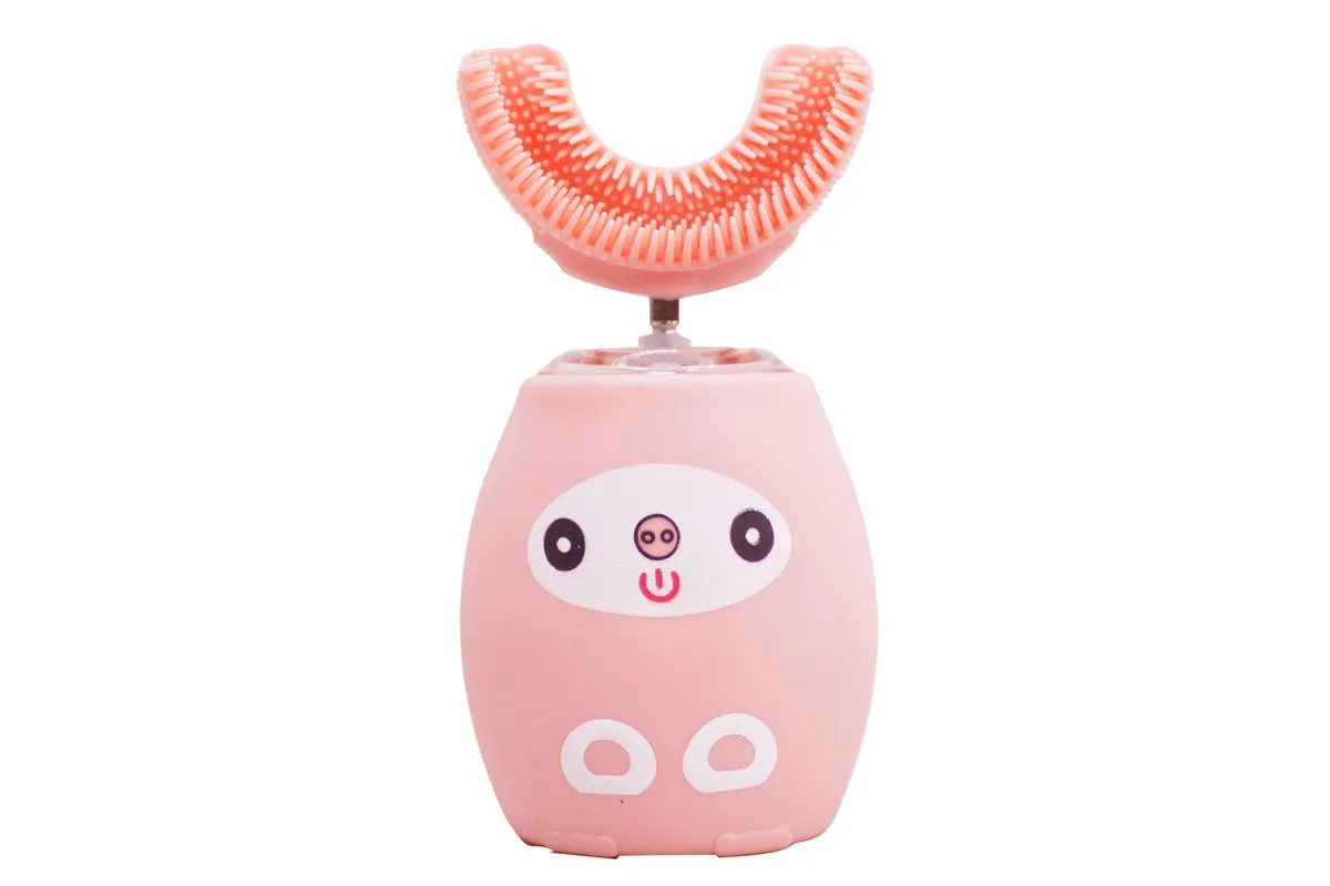 Kids U-Shaped Electric Toothbrush with Voice Prompts