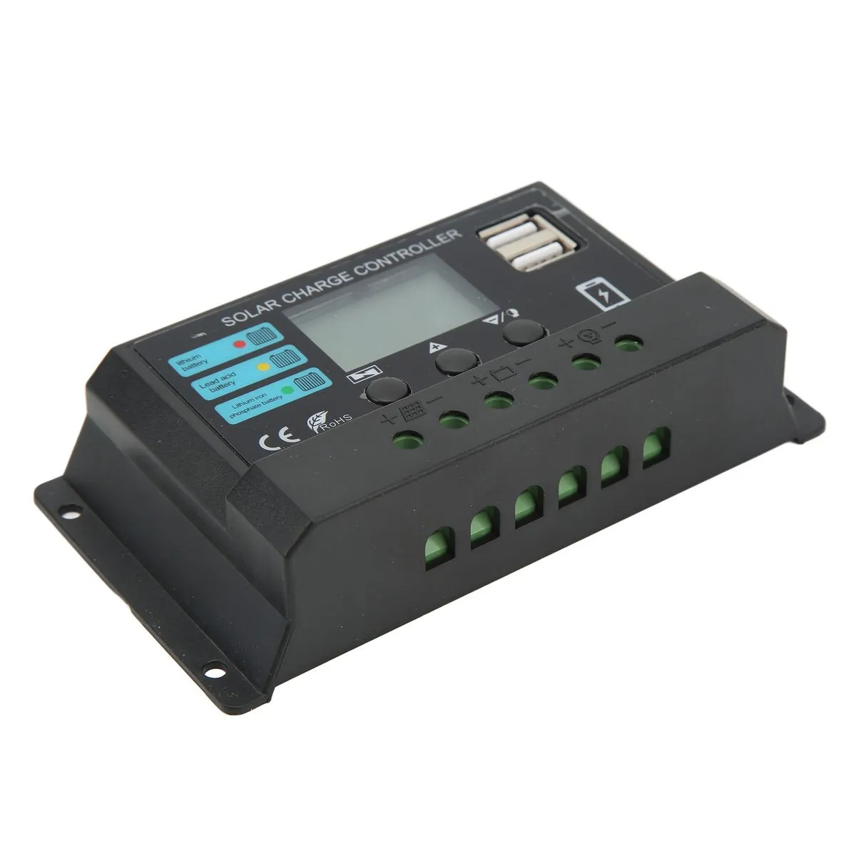 Solar Panel Controller 20A LCD 12V/24V Auto