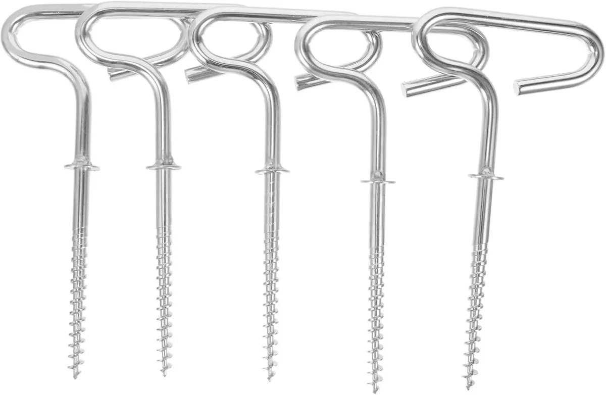 6pcs Portable Tent Pegs Spiral Stakes for Outdoor Activities Heavy Duty