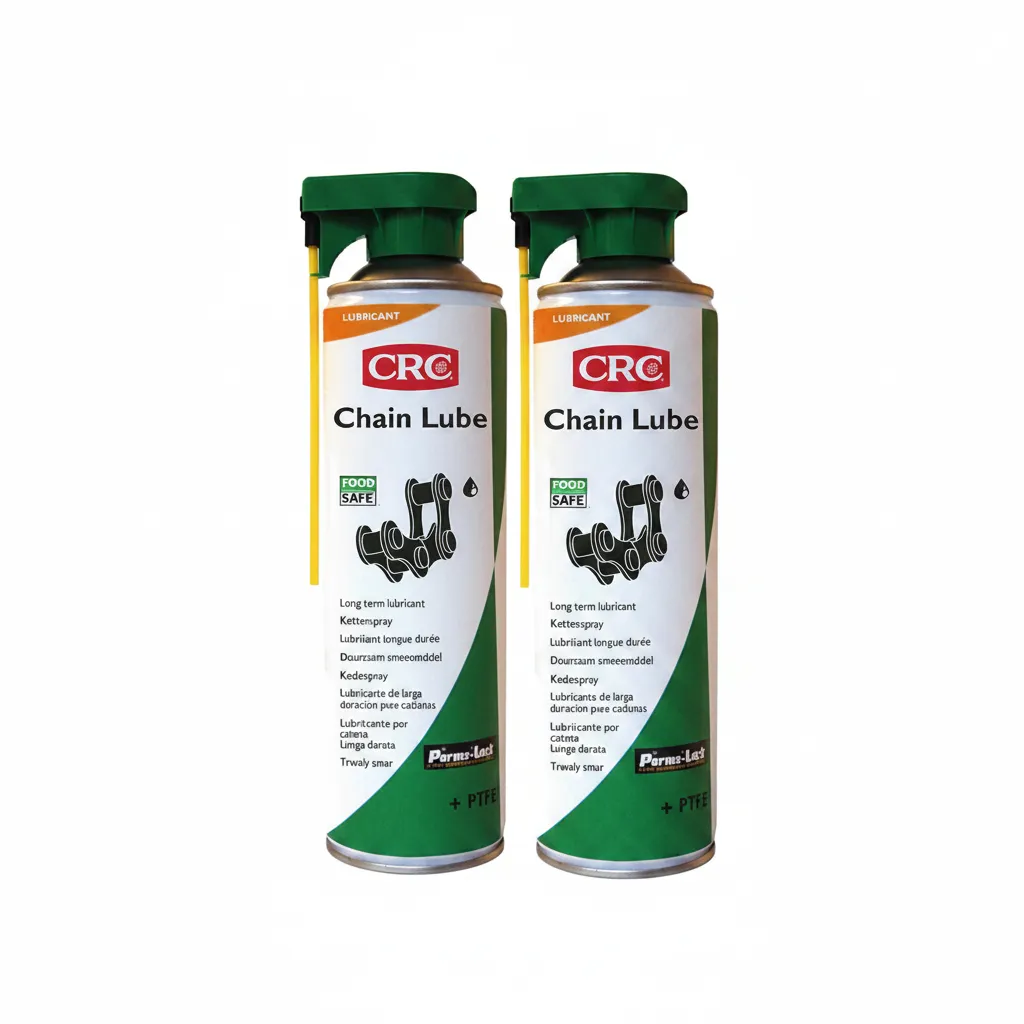 CRC Food Grade Chain Lube with PTFE - 500g Aerosol Spray - 2 Pack
