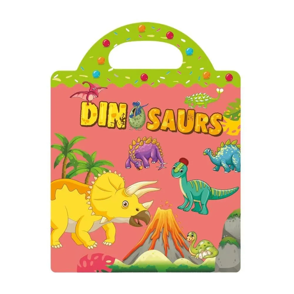 Kids Creative Dinosaur Sticker Book - DIY Fun & Early Learning Focus