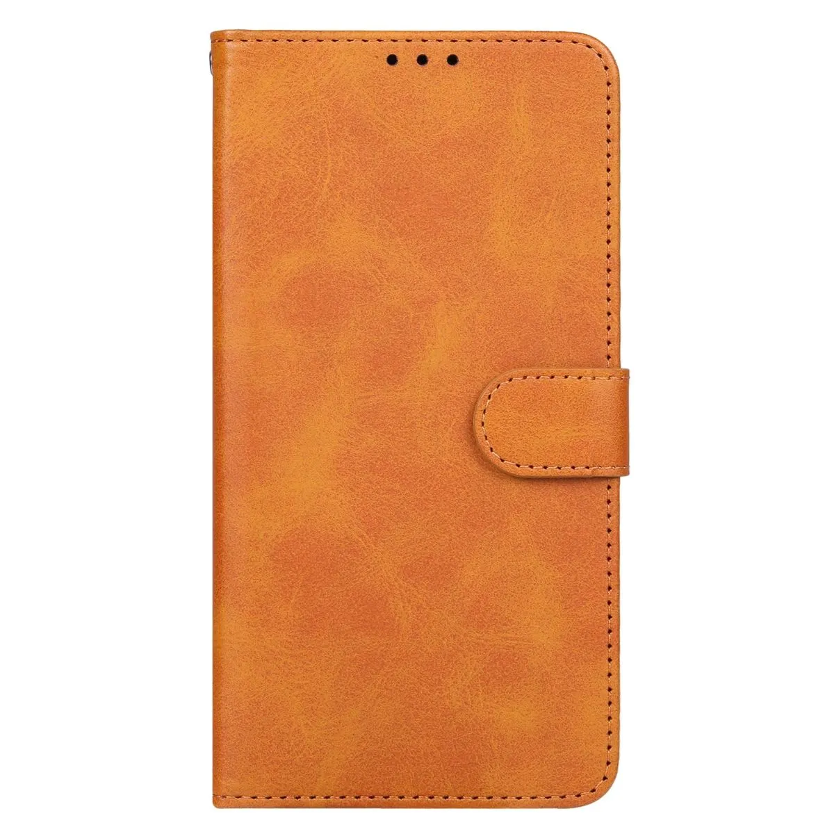 PU Leather Folding Phone Case Compatible with Samsung Galaxy A25 5G - Brown