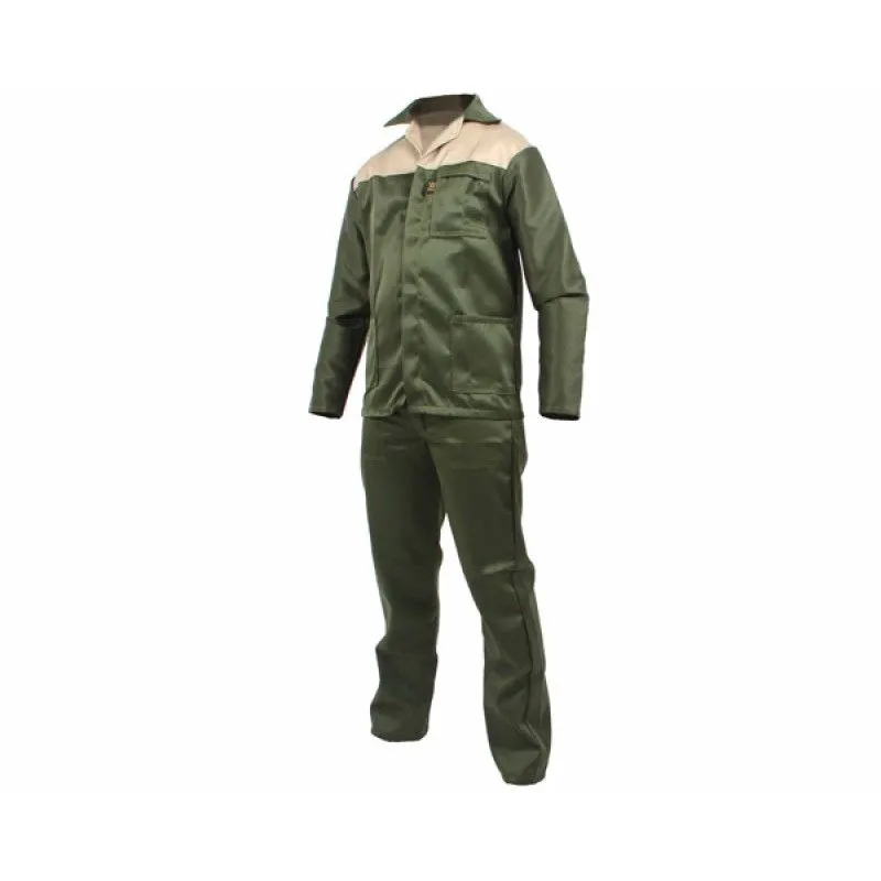 Overall - 2 Piece - 2Tone Khaki - Size 42 Pant - 46 Jacket