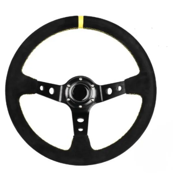 Sport Racing Steering Wheel (AK-8981-CH-WL)