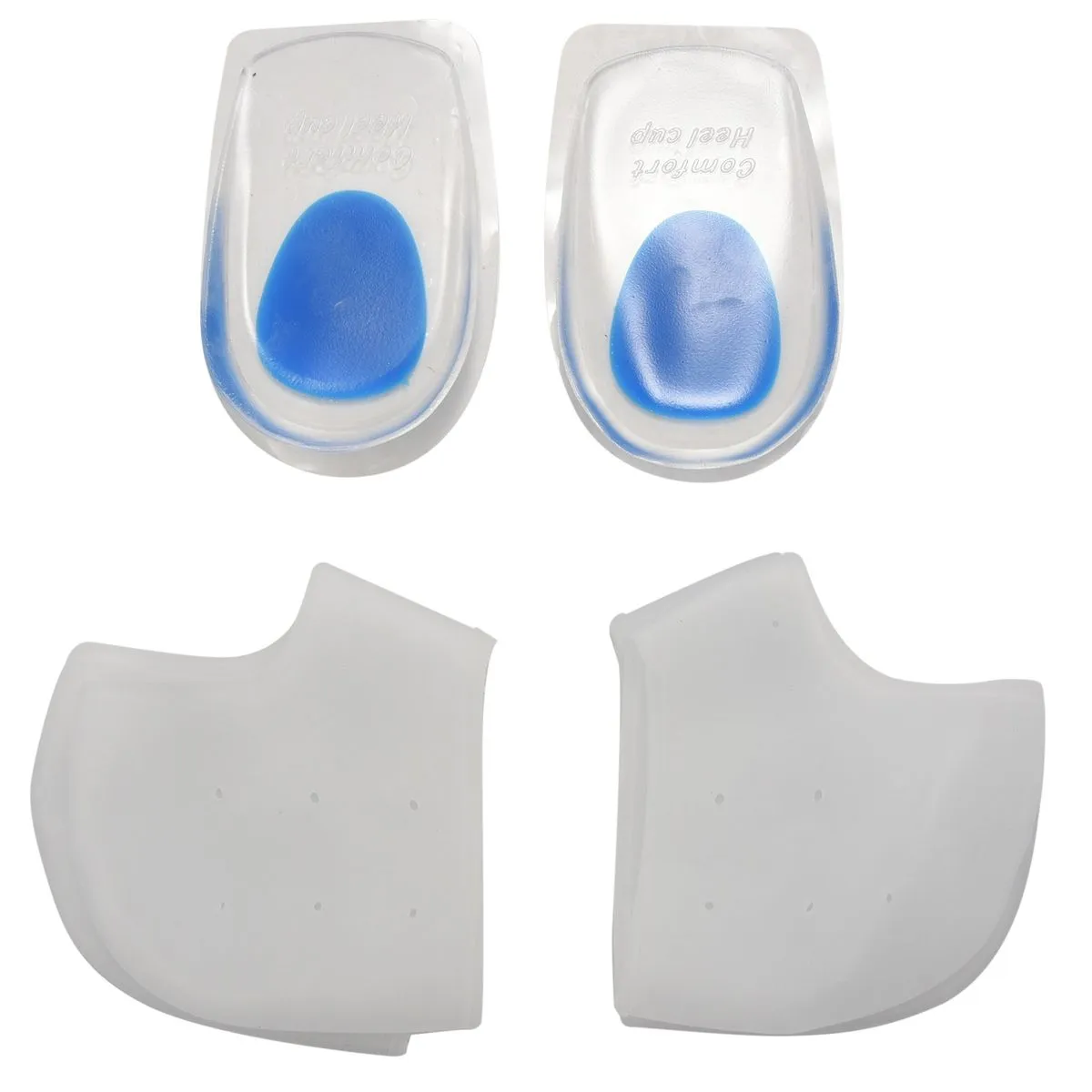 3 Pairs Heel Cups Plantar Fasciitis Inserts Pads for Women & Men