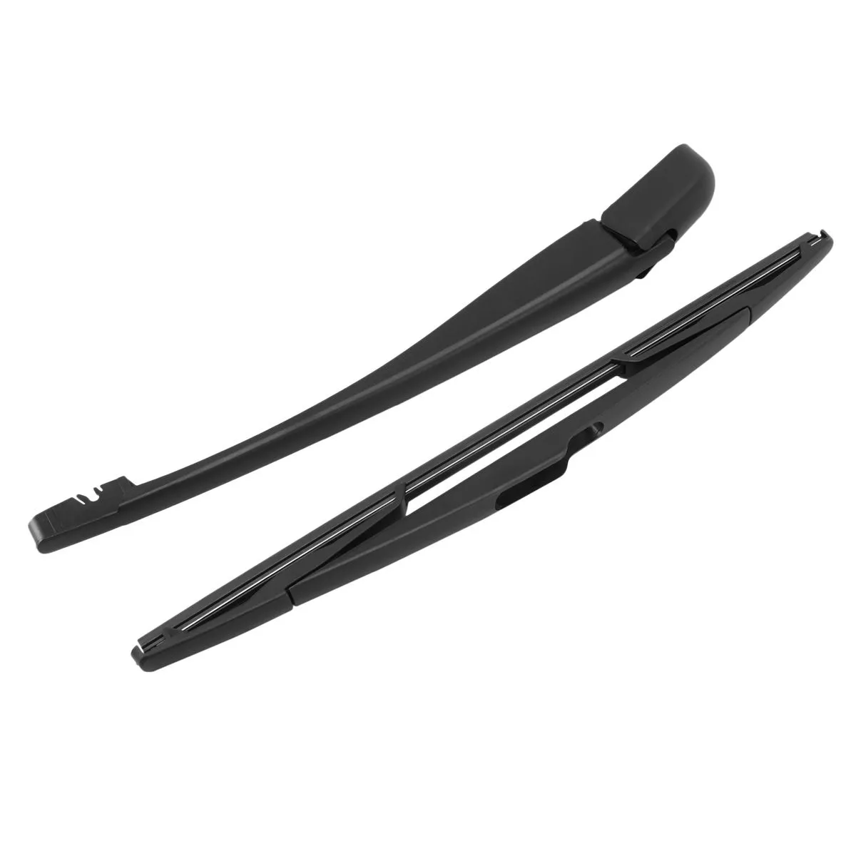 Wiper Blades Arms Back Black for 206 207 Compatible with Peugeot