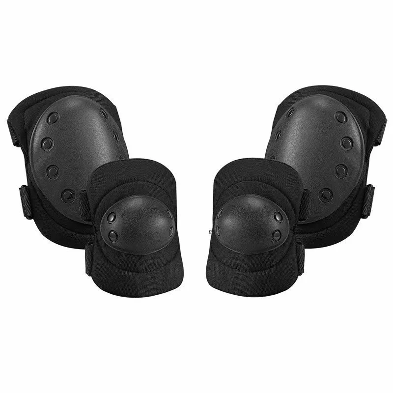 Outdoor Safety Tactical Knee and Elbow Pad Set JY-13