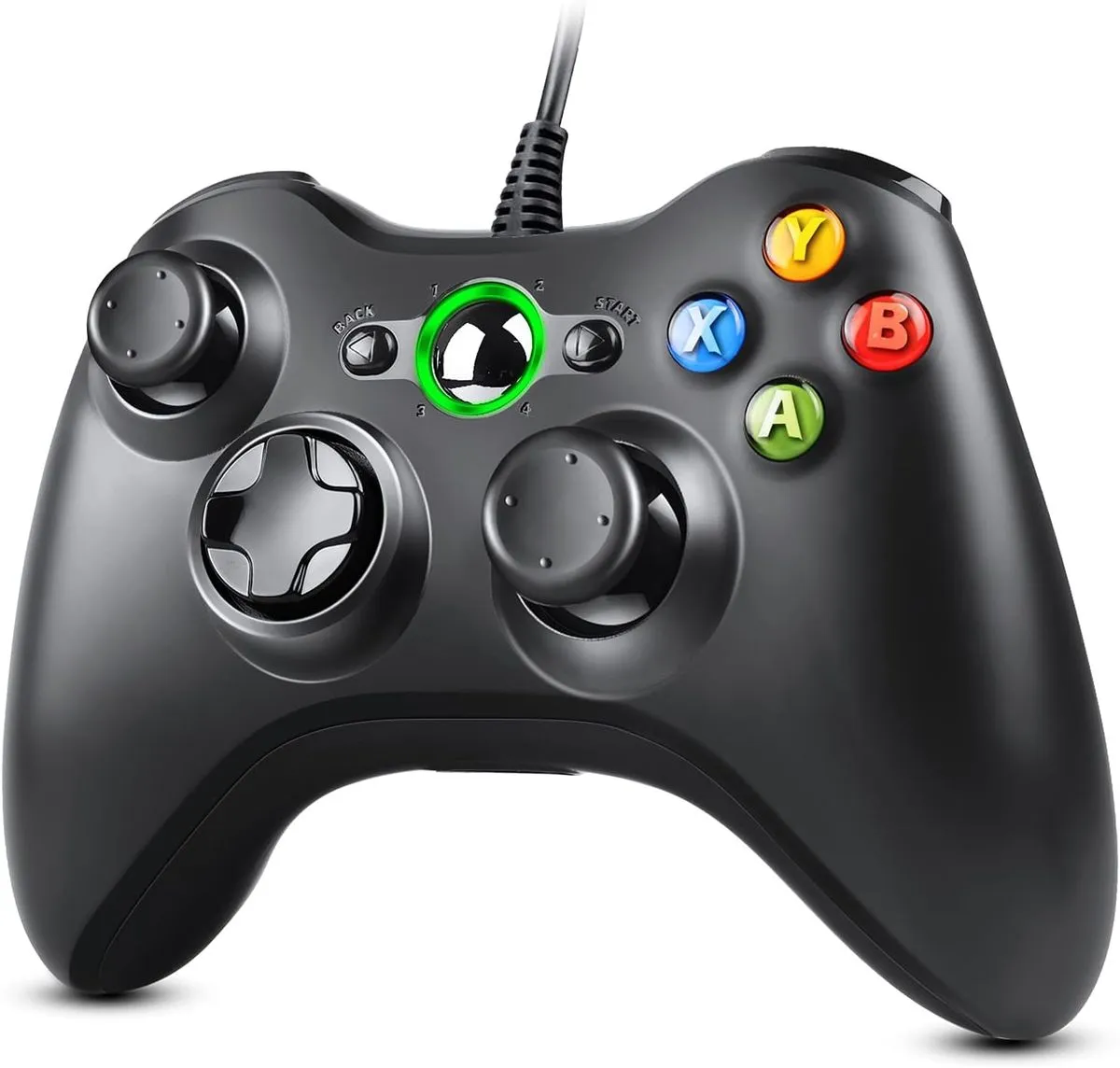 DW XBOX 360 Wired Controller Compatible with Xbox 360 Game Console and PC