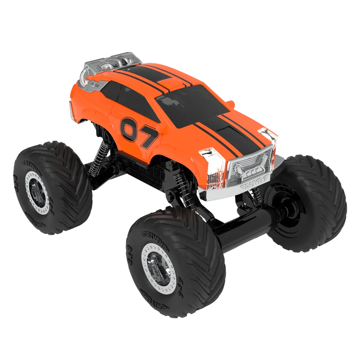 DRIVEN by Battat Monster Truck - Cyborg with Lights and Sounds