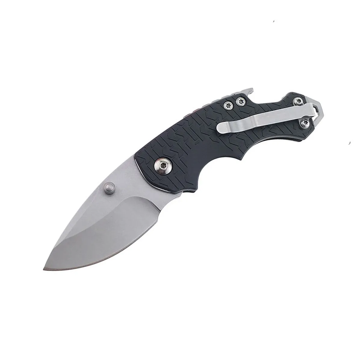 Premium Outdoor Folding Knife - Durable 3CR13 Steel Blade - Black