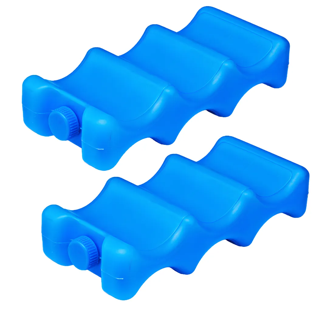 Arfast- Reusable Water-Fill Freezer Ice Packs for Cooler Boxes 2 Pack