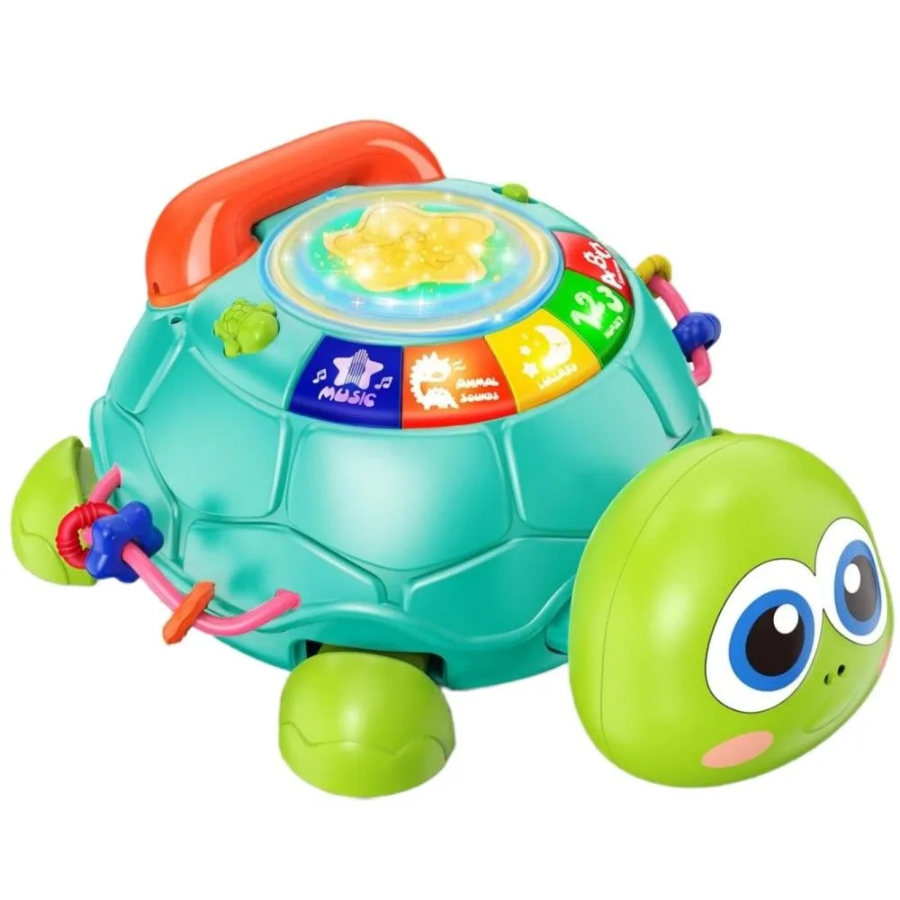 Musical Turtle Toys, Infant Light up Music Toys , Crawling Toy for 7+ Month