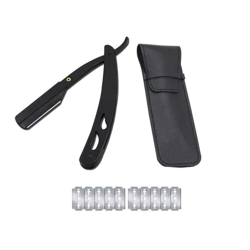 Old School Manual Shaver For Men - Black