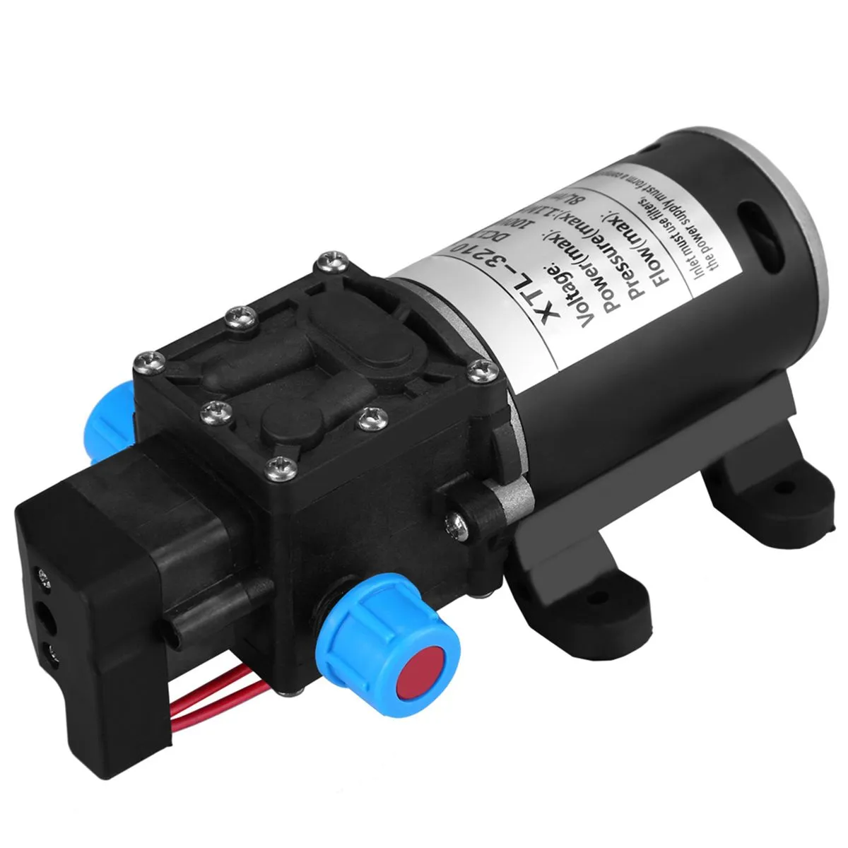 High Pressure Diaphragm Self-Priming Water Pump 12V DC 100W 8L/Min 160Psi