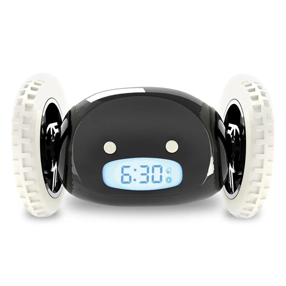 Extra Super Loud Alarm Clock Smart Digital Alarm Clock on Wheels-prank gift