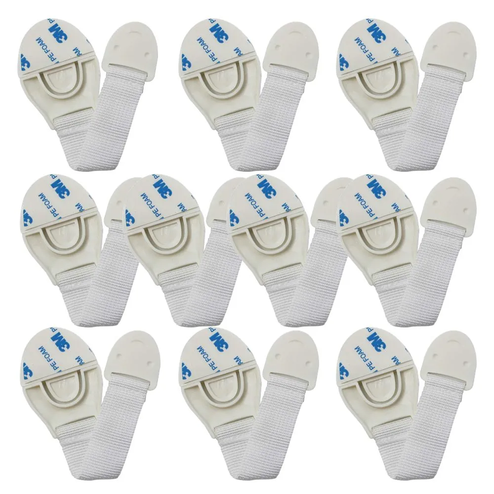 Baby Strong Adjustable Protective Child Safety Lock Set of 10 (30cm)